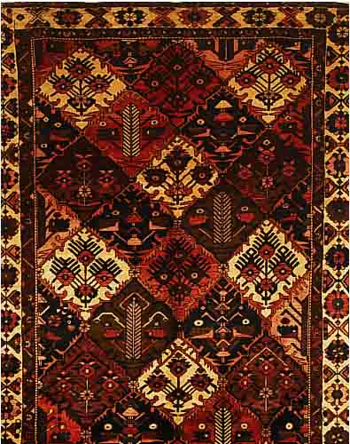 BABACHTIAR, PERSIEN, 319 X 215CM, EHZ 2 FLOR WOLLE, CA.30 JAHRE