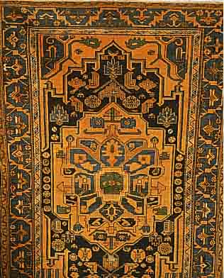 GARADJE, PERSIEN, 195 X 131CM, EHZ 4 FLOR WOLLE, CA.60 JAHRE