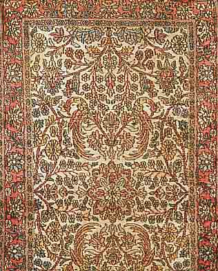 KASHMIR, INDIEN, 302 X 82CM, EHZ 4 FLOR SEIDIG, CA.20 JAHRE