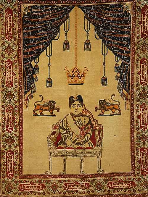 TÄBRIZ, PERSIEN, 184 X 135CM, EHZ 3 FLOR WOLLE, UM 1920