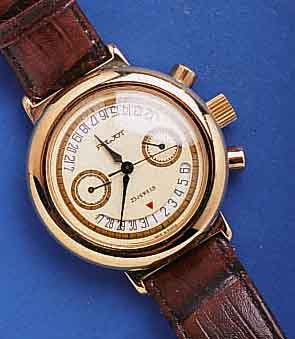 KONVOLUTKONVOLUT: 4 POLJOT ARMBANDCHRONOGRAPHEN, RUßLAND, UNGETR. LAGERW. UM 1992-1997, 2X BURAN, GLEICHES DESIGN, 1X M. SEKTORFÖRM. DATUMANZ., ...