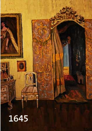 SPITTA, GERTRUD, INTERIEUR, ÖL/LWD, RE. U. SIGN., CA. 63 X 49 CM, R.
