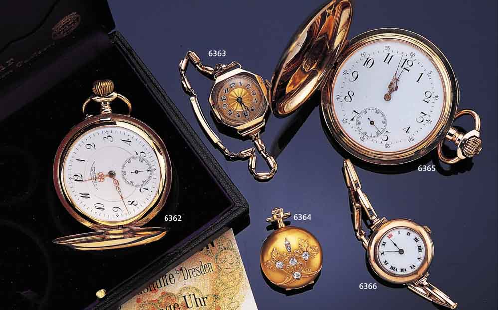 HERRENTASCHENUHR SAVONETTE SOGN. HOCHZEITSUHR, SCHWEIZ UM 1895, F.D.DEUTSCH. MARKT, ROSE G 585/000, GR. AUSFÜHRUNG, D. CA. 59 MM, BD. SCHALEN SYM. ...