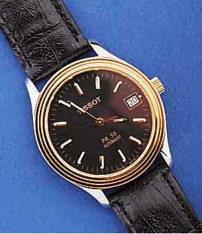 TISSOT ARMBANDUHREN-SET, F.DAMEN U. HERREN, BD. AUTOMATIK, BD. EDELST. POL., BD. BEIDS. SAPHIRVERGL., BD. SERIE PR 50, DAU M. WEIßEM BD., HAU M. ...