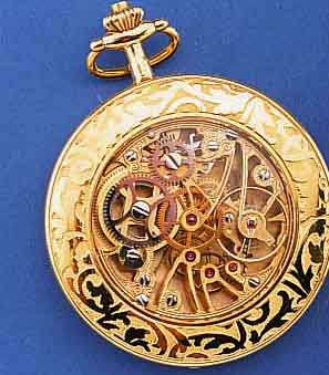 TISSOT HERRENTASCHENUHR, REPL. V. CA. 1870, AKT. PRODUKTION, SAVONETTE, METALL, HART VERG. , BEIDS. VERGL., SKELETT. SCHMUCKGRAV. VERG. ...