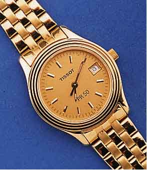 TISSOT ARMBANDUHRSET FÜR DAMEN UND HERREN, SERIE PR 50, BD. GL. DESIGN, METALLGEH. U. BÄNDER HARTVERG., SAPHIRFLACHGL., HIGH-TECH- QUARTZWERKE ...