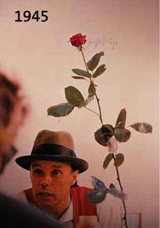 BEUYS, JOSEPH, 1921-1986, ROSE FÜR DIREKTE DEMOKRATIE, FARBOFFSET, HANDSIGNIERT, CA. 80 X 55.5 CM