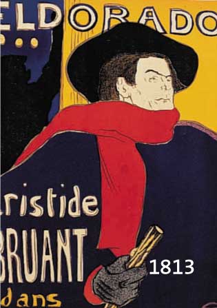 TOULOUSE-LAUTREC, HENRI DE, 1864-1901, VIER FARBLITHOGRAPHIEN AUS JULIEN, UM 1960, IN DER ABB. MONOGR., JE CA. 22 X 32 CM, PP