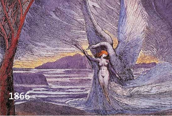 FUCHS, ERNST, PROF., GEB. 1930 WIEN, LEDA, FARBOFFSET VON 1983, HANDSIGNIERT, CA. 38 X 48 CM, PP