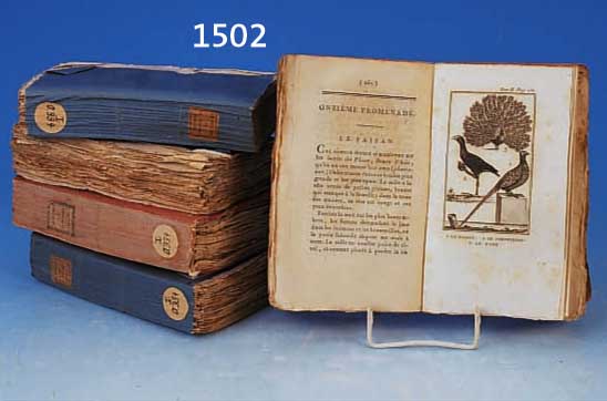 LE BULE BUFFON DE LA JEUNESSE, BAND 1 BIS 5, PARIS 1801, ALLE BÄNDE DURCHGEHEND REICH ILLUSTRIERT MIT KUPFERSTICHEN, UNGESCHNITTENE RÄNDER, ...