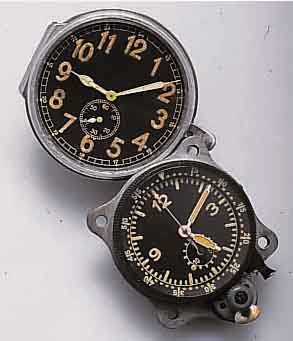 KONVOLUT : 2X JUNGHANS, 1X BORDCHRONOGRAPH, KAL. J30BZ, KONSTRUIERT F. DEUTSCHE LUFTWAFFE, CA. 1939, ALLUMINIUM-GEHÄUSE, 30 MIN-STOPP- ZÄHLER, ...