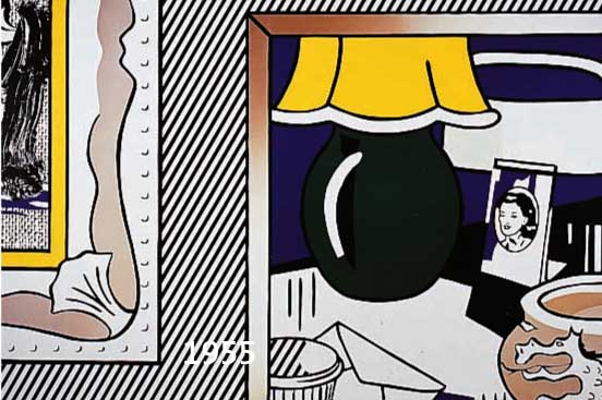LICHTENSTEIN, ROY, 1923-1998, FARBOFFSET, RE. U. HANDSIGNIERT, CA. 54 X 74 CM