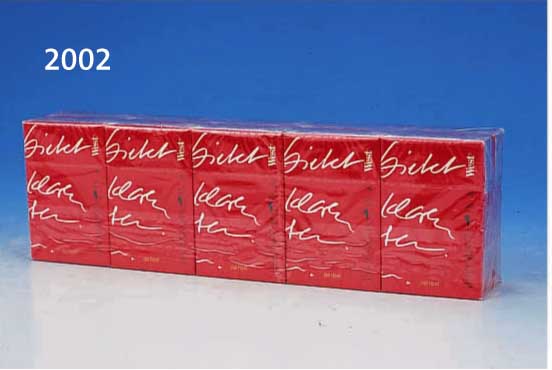10 SCHACHTELN WEST-ZIGARETTEN, HRSG. AN- LÄßLICH DER DOCUMENTA IX, ORIG. VERPACKT