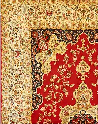 KEKESCHAN, PERSIEN, 520 X 332CM, EHZ 2 FLOR WOLLE, CA.50 JAHRE