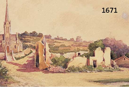 JOST, JOST, WALTER, GEB. 1865 HAGEN, STUDIERTE AN DEN AKADEMIEN IN DÜSSELDORF, BERLIN UND ANTWERPEN, KONVOLUT VON 4 AQUARELLEN, ZERFALLENE ...