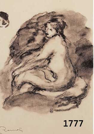 RENOIR, AUGUSTE, DREI LITHOGRAPHIEN, ED. ANDRE SAURET, MOURLOT PARIS 1951, BLATTGR. CA. 32 X 24 CM, PP