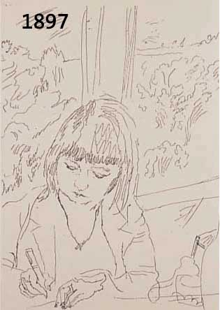 PASCIN, JULES, VIER LITHOGRAPHIEN AUS: ANDRE WAMOD: PASCIN, ED. MOURLOT A.SAURET PARIS, 1954, BLATTGR. JE CA. 31,5 X 24 CM, PP