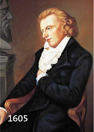 MONMONOGRAMMIST S, UM 1850, QUALITÄTSVOLLES BILDNIS DES FRIEDRICH SCHILLER, ÖL/LWD. (REST.), MONOGR. S., 84 X 49,5 CM
