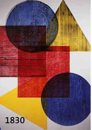 ASSFAASSFALG, SIEGFRIED, GEB. 1925 ROHRDORF, HOMMAGE à BAUHAUS, FARBHOLZSCHNITT, HAND- SIGNIERT UND 4/5, CA. 84 X 68 CM, TITELBLATT DES ...