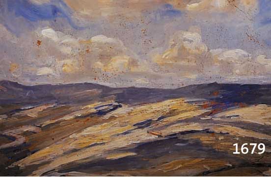 UNBEKANNTER MALER, DEUTSCH, UM 1900, VERSCHNEITE WINTERLANDSCHAFT, ÖL/MALKARTON, MIT ALTERSBEDINGTEN FARBABSPLITTERUNGEN, RE. U. BEZEICHNET: ...