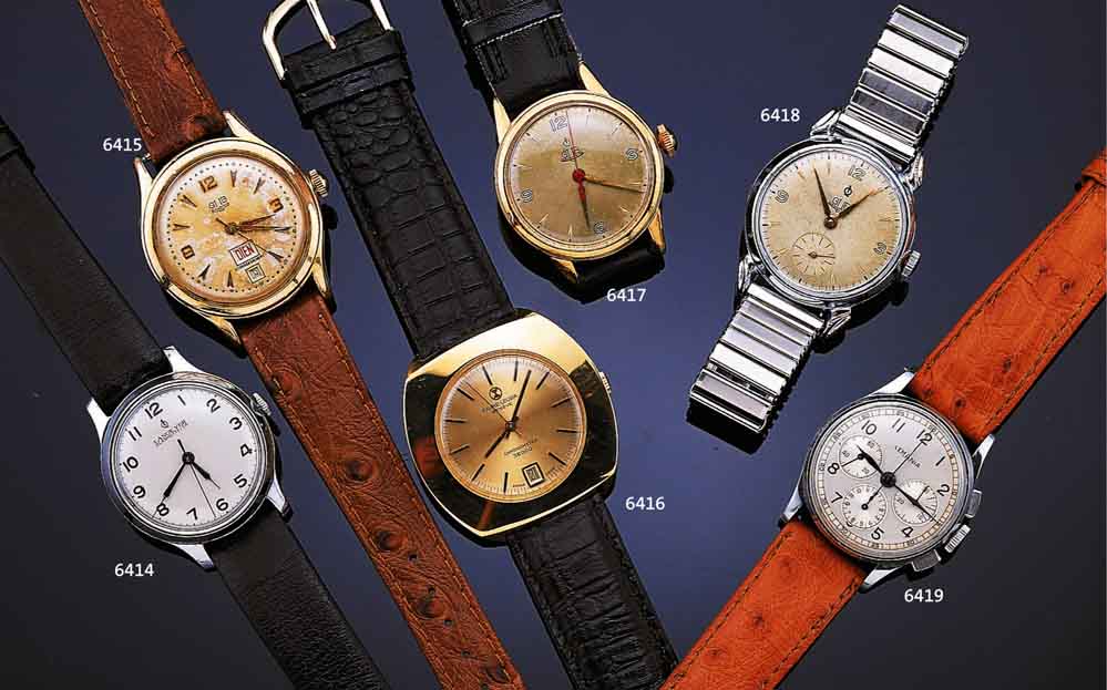 FAVRE LEUBA HERRENARMBANDUHR AUTOMATIK CHRONO- METER, SCHWEIZ UM 1969, GG 750/000-GEH., SCHWERE AUSF., BODEN GESCHR., SCHNELLSCHW. (36.000), 21 ...