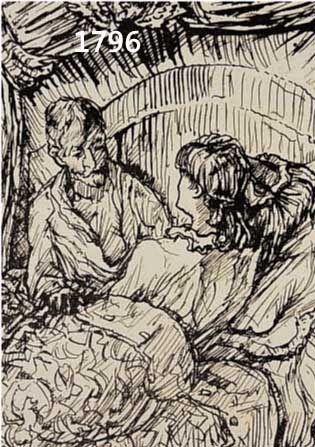 KUBIN, ALFRED, 1877-1959, ZWEI LITHOGRAPHIEN AUS: DER GREISE FREIER, VON 1924, BEIDE RE. U. HANDSIGNIERT, JE CA. 19 X 13 CM
