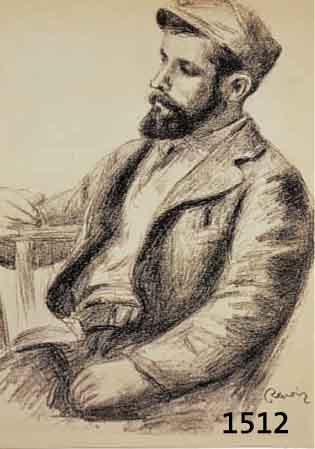 RENOIR, AUGUSTE, 1841-1919, FÜNF LITHO- GRAPHIEN MIT PORTRÄTS VON RICHARD WAGNER, PAUL CEZANNE, AUGUSTE RODIN, AMBROISE VOLLARD, LOUIS VALTAT, JE ...