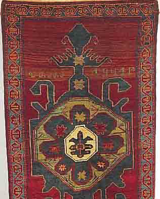 KAKARABAGH DATIERT 1941, RUSSLAND, 201 X 120CM, WOLLE AUF WOLLE, EHZ 2