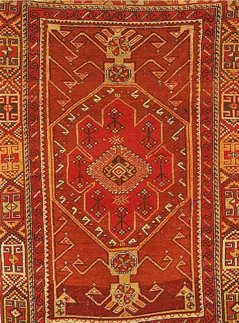 KAKARABAGH, RUSSLAND, 148 X 106CM, WOLLE AUF WOLLE,UM 1910.EHZ 3.