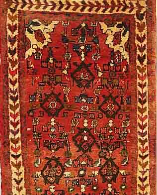 HOHOSSEINABAD, PERSIEN, 198 X 73CM, EHZ 2-3 FLOR WOLLE, CA.10 JAHRE