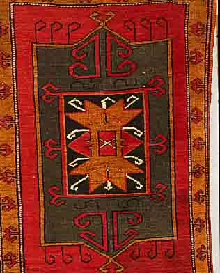 KUKURT, TÜRKEI, 318 X 83CM, EHZ 2 WOLLE AUF WOLLE, CA.40 JAHRE