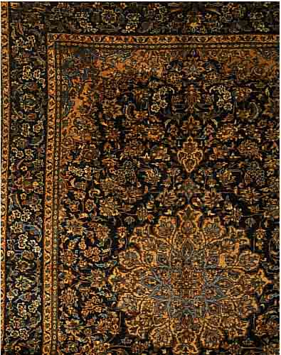 KAKASCHMAR,PERSIEN CA 378 X 270 CM. EHZ 2-3 FLOR WOLLE.CA 30 JAHRE.