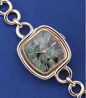 BULOVA ACCUTRON DAMENARMBANDUHR, STERLING- SILBER (925/000), INCL. BD., UNGETR. LAGERW., SCHWEIZ UM 1972, BOD. AUFGEDR., WERK VERG., ...