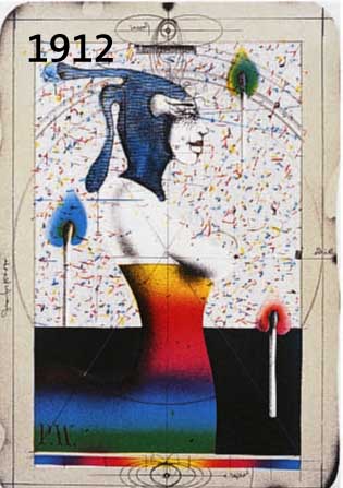 WUNDERLICH, PAUL, FARBLITHOGRAPHIE 1979, EINE KLEINE STEINZEICHNUNG, HANDSIGNIERT, NUMMERIERT, CA. 24 X 16 CM.,