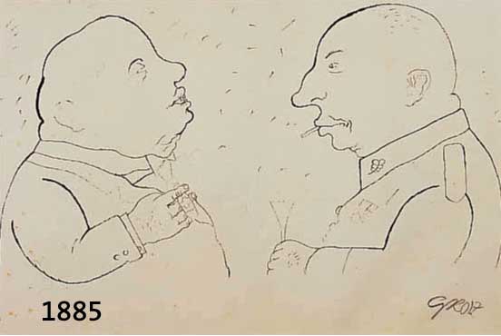 GTORZ, GEORGE, DIE VERANTWORTLICHEN, LITHO- GRAPHIE, 1920, HANDSIGNIERT, CA. 21 X 28 CM., PP