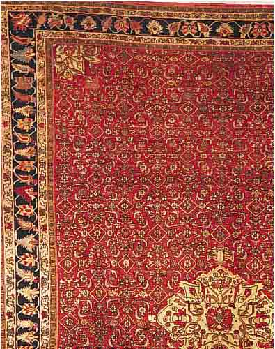 BIBIDJAR,PERSIEN CA 395 X 293 CM. .EHZ 2-3. FLOR WOLLE.CA 50 JAHRE