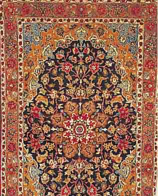 MEMESCHED,PERSIEN CA 166 X 112 CM. .FLOR WOLLE EHZ 3.CA 30 JAHRE.