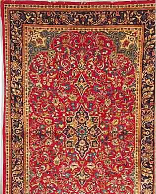 SASAROGH,PERSIEN CA 200 X 120 CM. FLOR WOLLE. EHZ 1-2.CA 20 JAHRE.