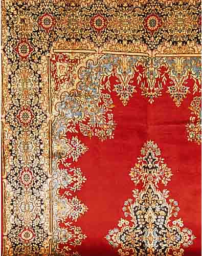 KEKERMAN,PERSIEN CA 495 X 302 CM. CA 40 JAHRE. FLOR WOLLE.EHZ 3