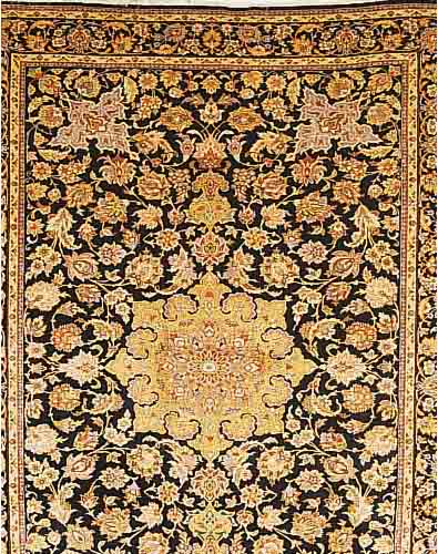 KEKESCHAN,PERSIEN CA 415 X 302 CM. .FLOR WOLLE EHZ 2.CA 30 JAHRE.