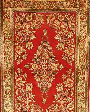 SASAROGH,PERSIEN CA 165 X 105 CM. .FLOR WOLLE. EHZ 1-2.CA 20 JAHRE.