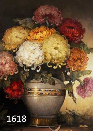 CLAUSMEYER, CLAUS, DÜSSELDORFER MALER, 30ER JAHRE, STILLEBEN MIT CHRYSANTHEMEN, ÖL/LWD, RE. U. SIGN., CA. 80 X 70 CM, R.