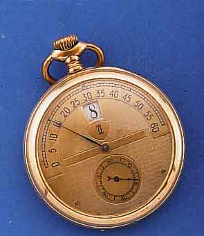 KONVOLUT: 2 HERRENTASCHENUHREN MIT AUßERGEW. ZEITANZEIGEN, 1X SCHWEIZ UM 1912, METALL, VERG., CUV. BEZ. MODERNISTA-PATENT, SEKTOR- FÖRMIGE ...