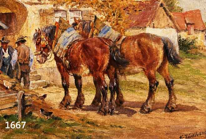 LUCKHARDT, KARL, PRAUNHEIM B. FRANKFURT 1886- 1970 FRANKFURT, SCHÜLER VON EMIL GIES AM STÄDEL, MEISTERCHÜLER MIT EIGNEM ATELIER, HIER: ...