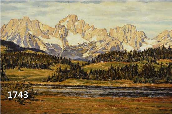 KÖHLER, FRITZ, DÜSSELDORFER MALER, WILDER KAISER UND SCHWARZSEE IN TIROL, ÖL/ LWD, LI. U. SIGN. UND BEZ. D'DORF, RÜCKSEITIG BETITELT UND ...