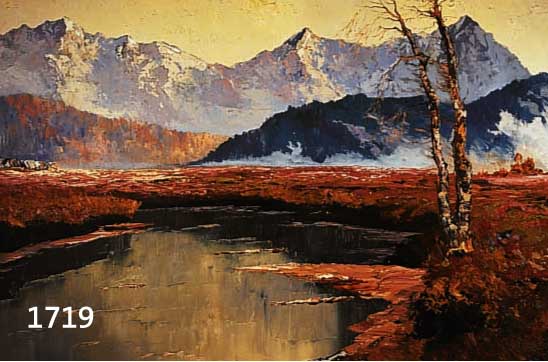 GRABONé, ARNOLD, 1896 MÜNCHEN-1981 PERCHA, DACHAUER MOSS, ÖL/LWD, RE. U. SIGN., CA. 80 X 110 CM, R.