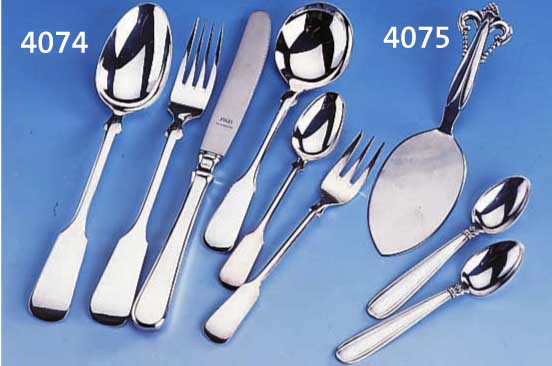 88-TEIL. BESTECK IN 800ER SILBER: ROBBE UND BERKING, SPATENFORM, HERSTELLUNG 80-90ER J., BEST. AUS 12 MESSERN MIT STAHLKLINGEN, 12 GABELN, 12 ...