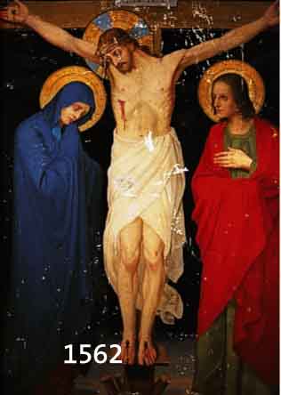 ELF TAFELN EINES KREUZWEGES, DEUTSCH, UM 1880-90, ÖL/MALKARTON, UNSIGNIERT, MIT ALTERSBEDINGTEN FARBSCHÄDEN, JE CA. 87 X 66 CM