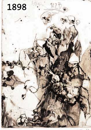 JANSSEN, HORST, 1929-1995, TROCKENE ROSE, RADIERUNG, RE. U. HANDSIGN., CA. 30 X 22 CM