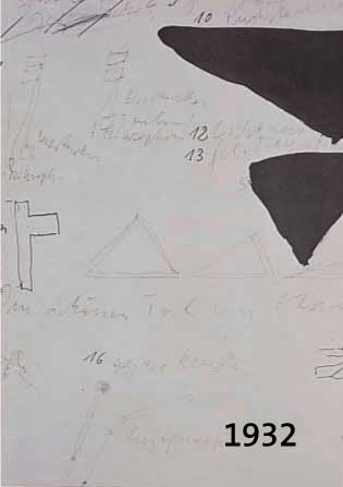 BEUYS, JOSEPH, 1921-1986, MANRESA, OFFSET, FRÜHE ARBEIT VON 1967, WVZ SCHELLMANN NR. 4, CA. 23 X 23 CM